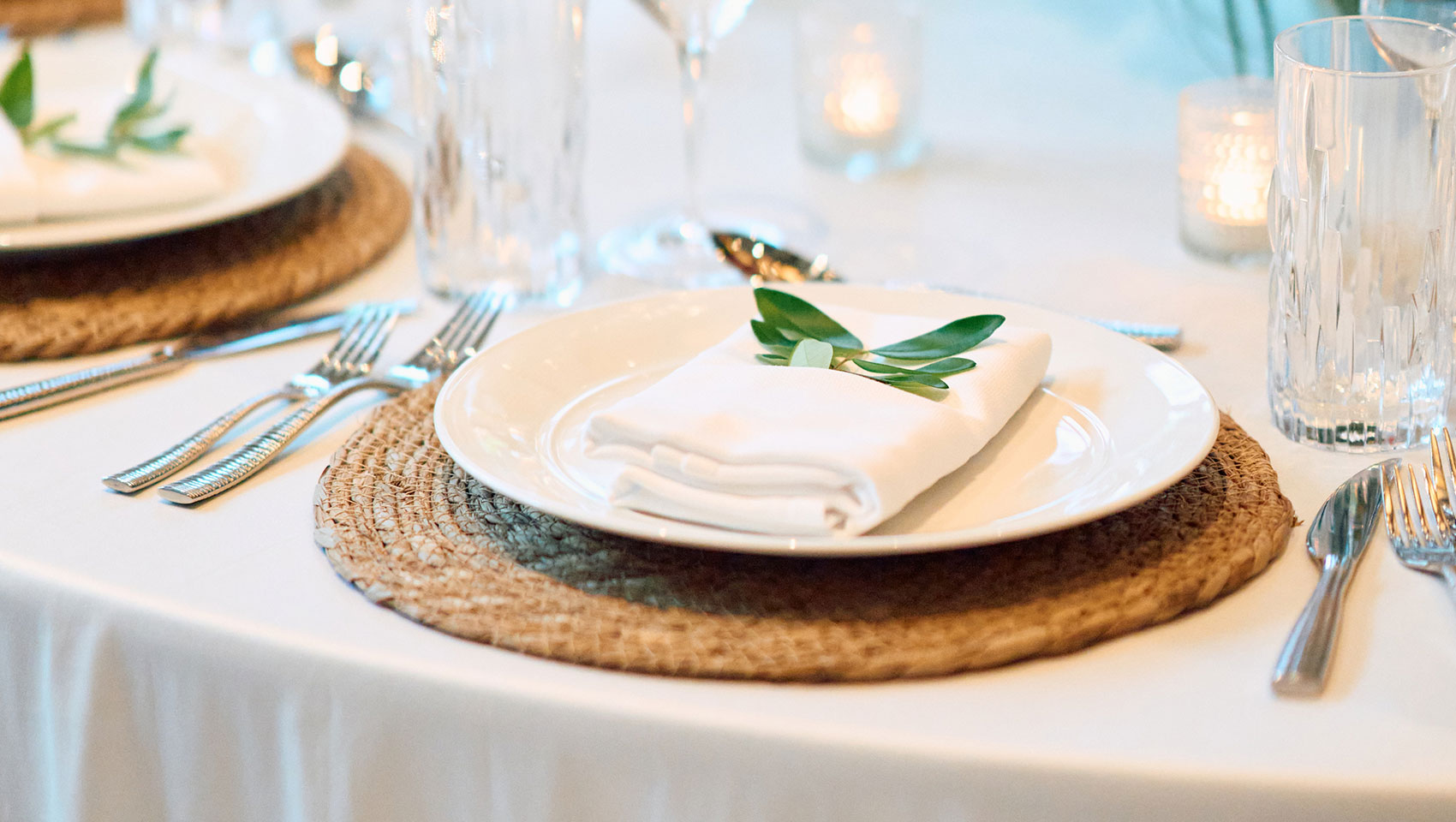 Wedding place setting