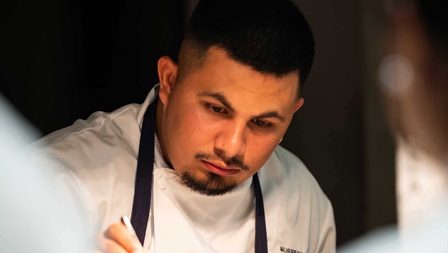 Guest Chef Series - Chef plates a dish