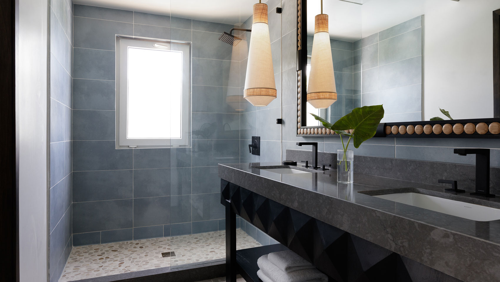 Bathroom in Beachfront Penthouse at Kimpton Grand Roatan Resort