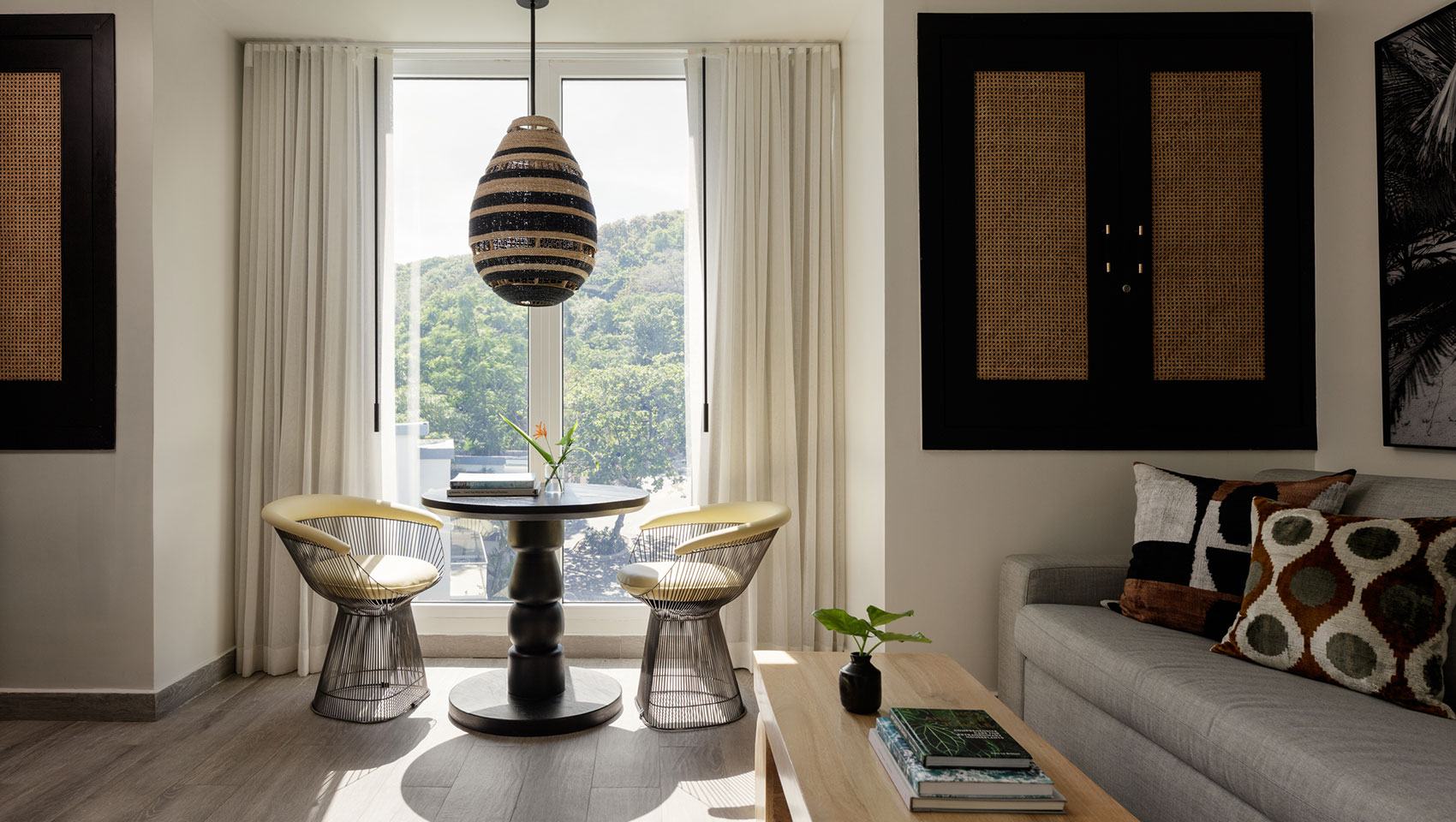 Living room seating with View at Kimpton Grand Roatan Resort