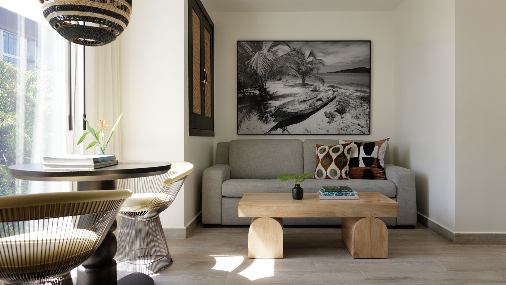 Living room seating at Kimpton Grand Roatan Resort