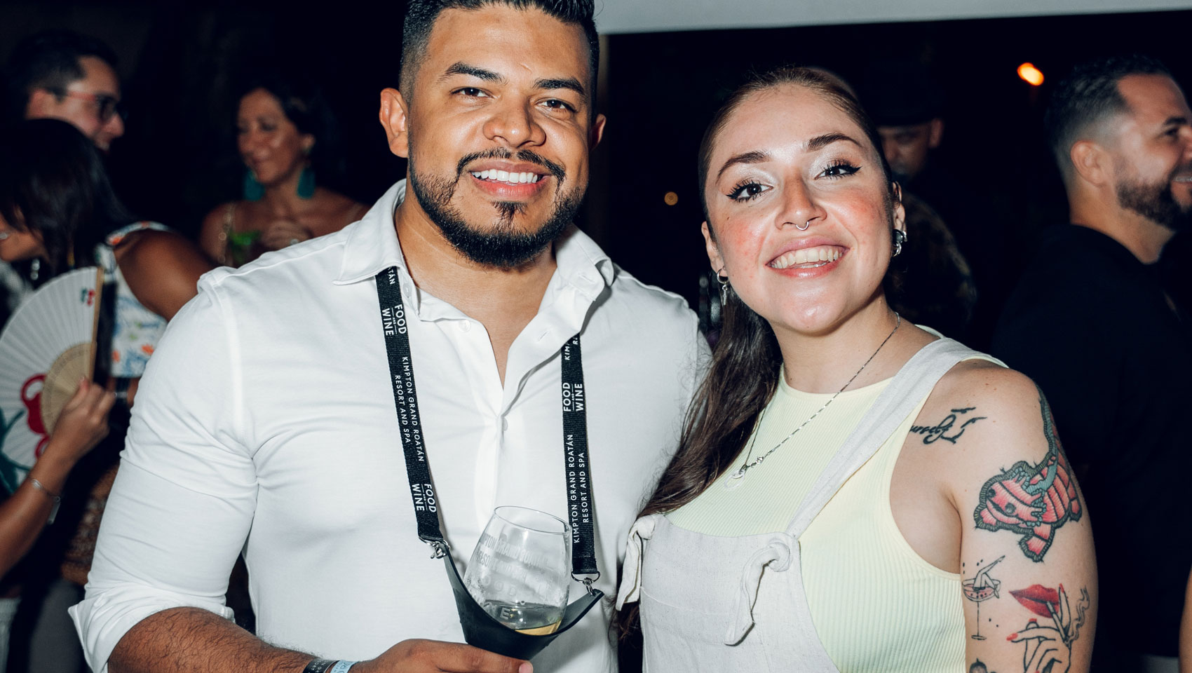 Guests at Grand Roatan Food & Wine Festival