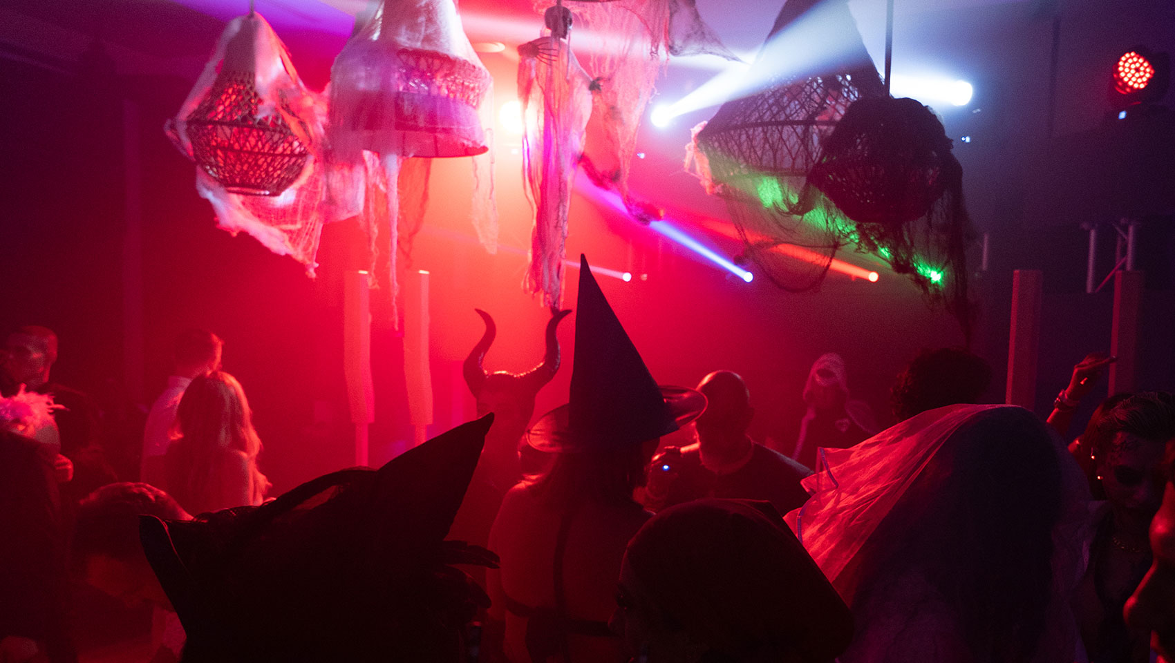 Guests at Halloween Party at Grand Roatan