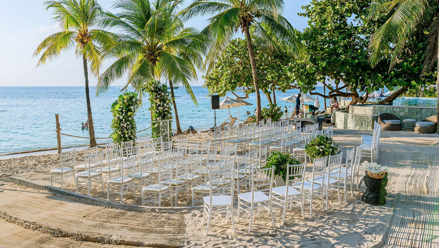 Ceremony set up