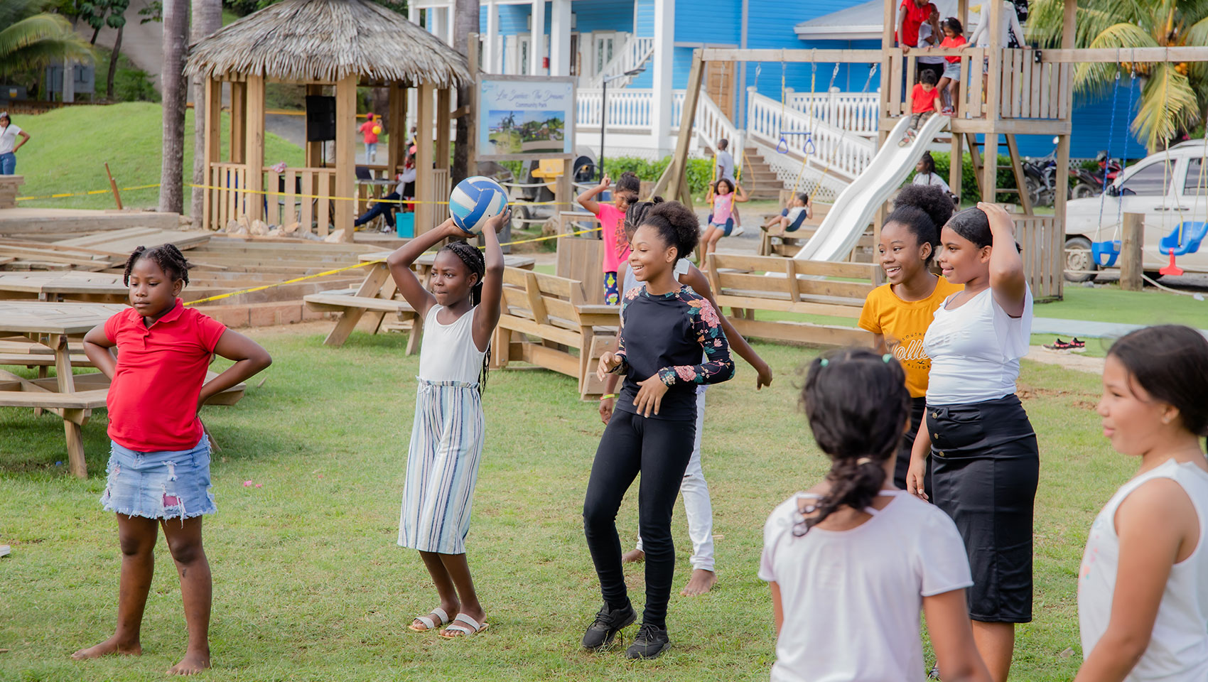 Kids on playground