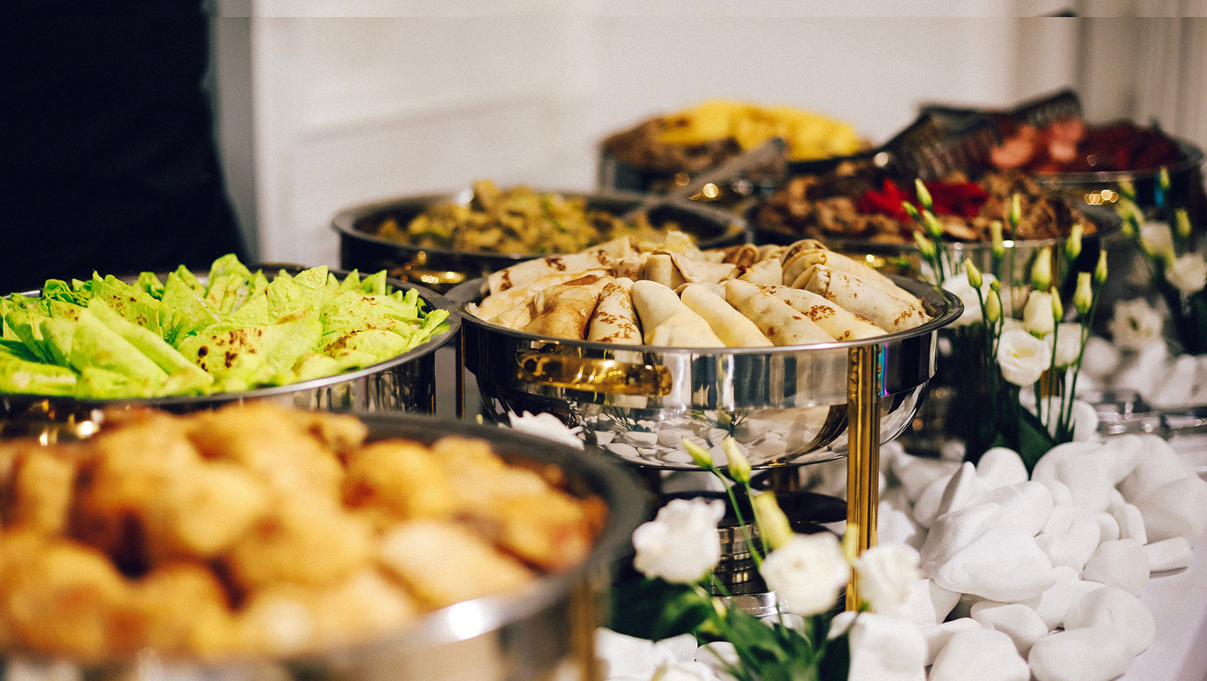 food catering display