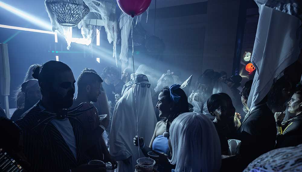 Halloween party at kimpton grand roatan