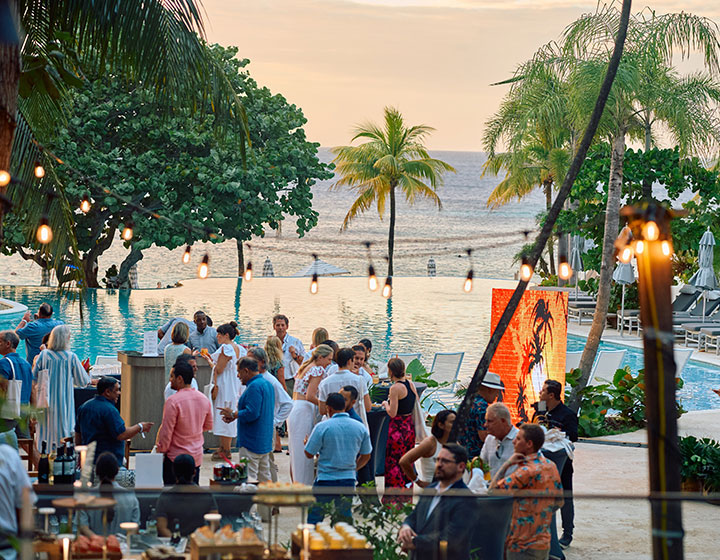 Outdoor event at Roatan