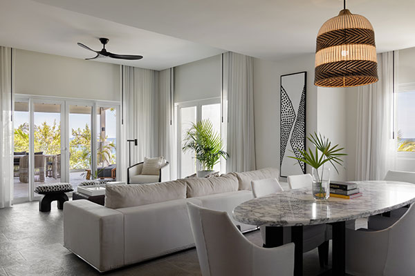 Grand Roatan One Bedroom Premium Villa Suite Living Room