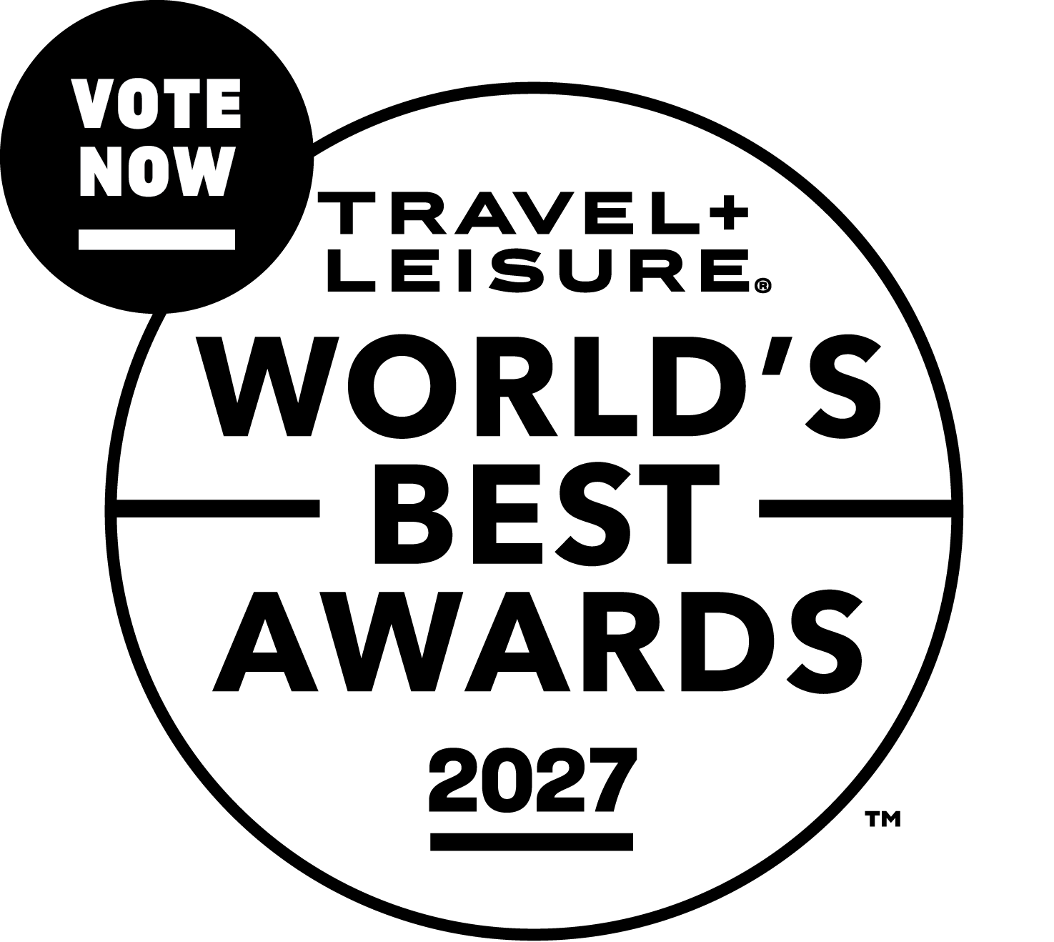 2027 Travel + Leisure Readers' Choice Vote Now Badge